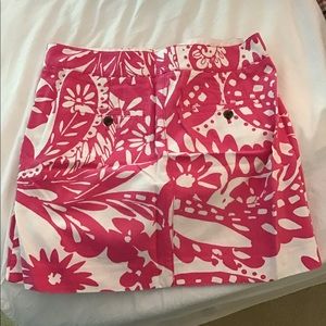 JCREW pretty pink and paisley skirt